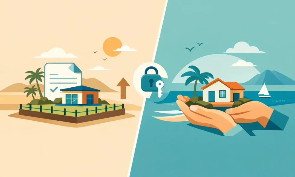 Titled Land vs Fideicomiso in Baja