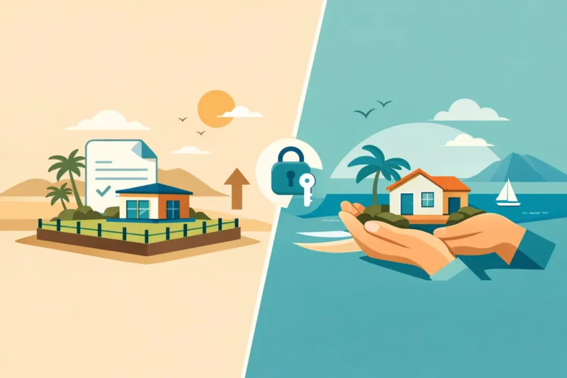 Titled Land vs Fideicomiso in Baja