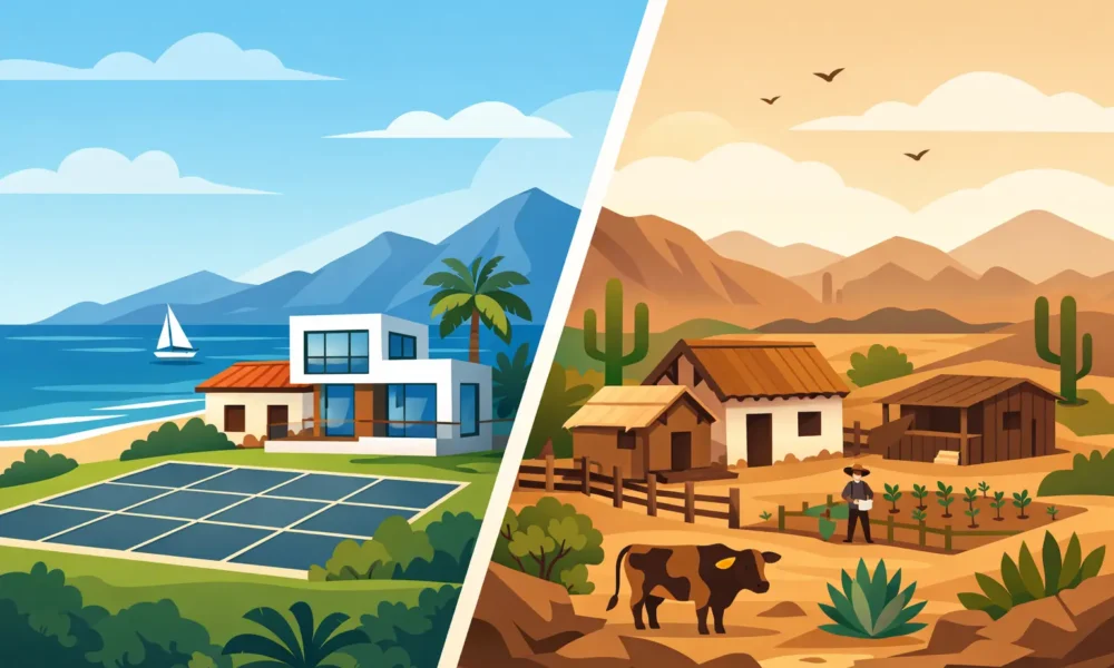 Titled Lots Versus Ejido Land in Baja