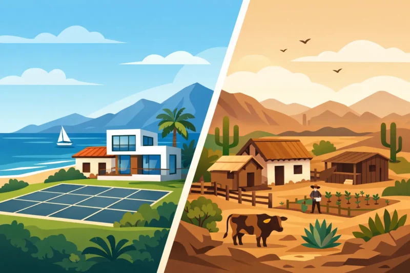 Titled Lots Versus Ejido Land in Baja